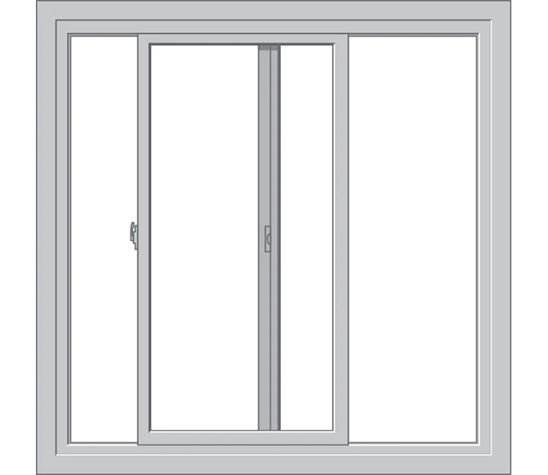 St Petersburg Pella Hurricane Shield Series Vinyl Sliding Window