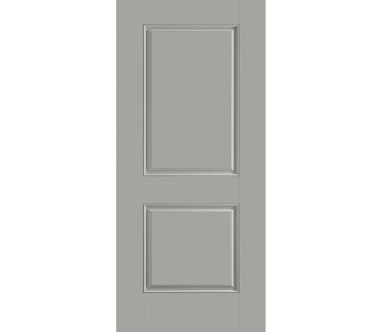 St Petersburg Two Panel Square Fiberglass Entry Door